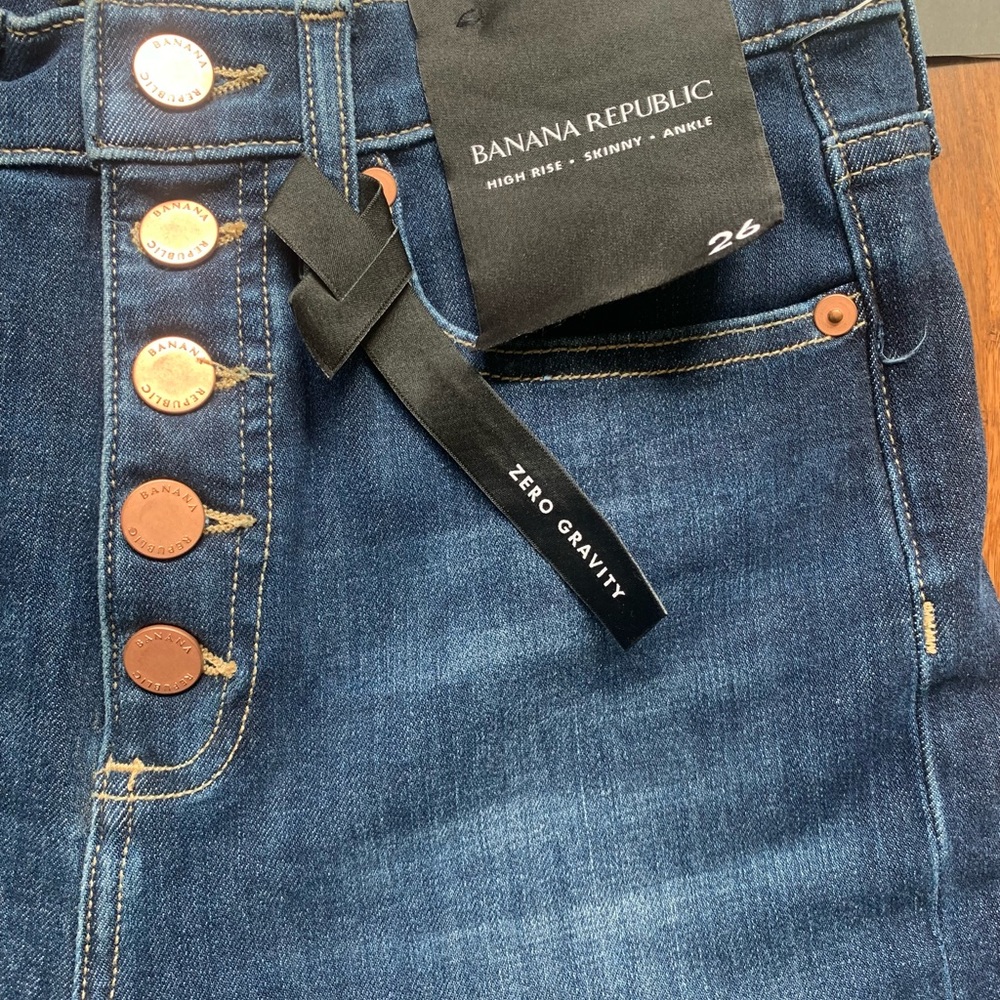 High Rise skinny jeans